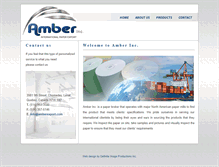Tablet Screenshot of amberexport.com